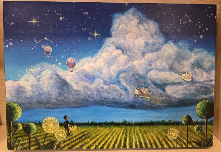  【アクリル画　ME 展】　令和8年8月30日(日)〜9月26日(土)